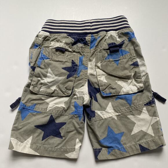 Mini Boden Grey Blue Star Shorts - Picture 2 of 3